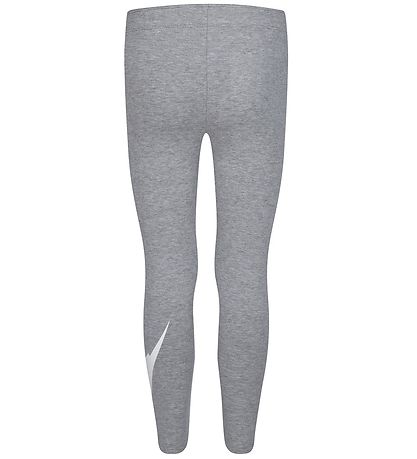 Nike Leggings - Gråmeleret m. Hvid