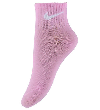 Nike Strømper - 3-pak - Dark Hyper Pink/Røsa/Hvid