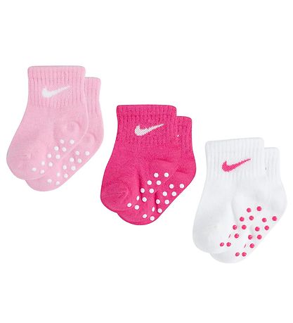 Nike Strømper - 3-pak - Dark Hyper Pink/Rosa/Hvid Nike Strømper - 3-pak - Dark Hyper Pink/Rosa/Hvid