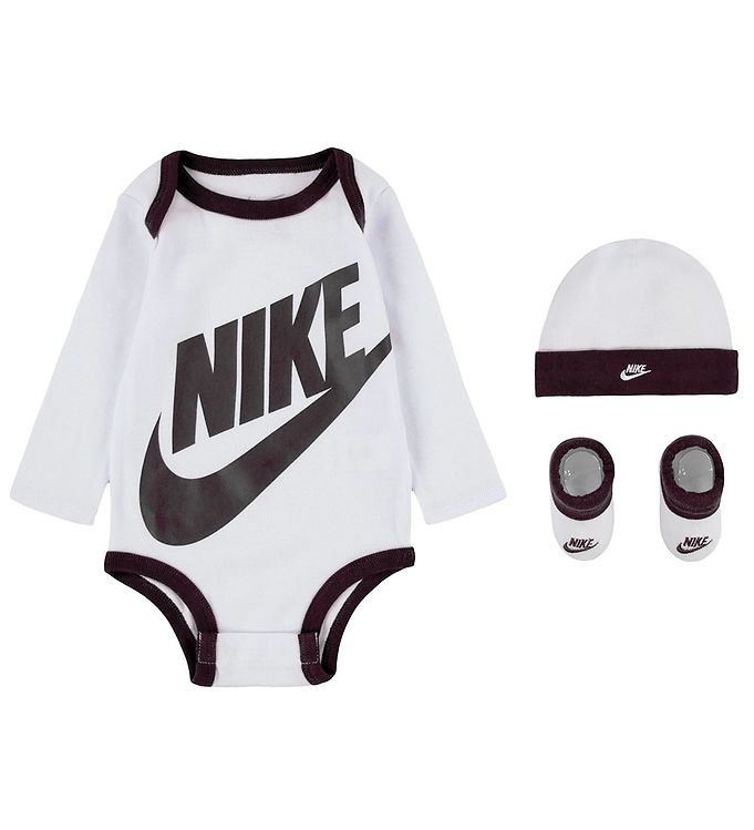 Nike Gaveæske - Futter/Hue/Body l/æ - Futura - Hvid m. Sort