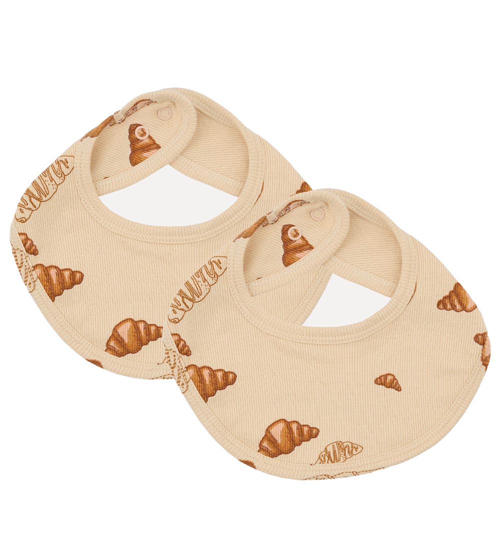 VACVAC Babylätzchen - 2er-Pack - Rib - Ausstecher - Croissant BI - VACVAC - One Size - Babylätzchen