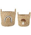 Bloomingville Mini Kurve - 2 stk. - Agnes - 32x32/26x26 cm - Nat Bloomingville Mini Kurve - 2 stk. - Agnes - 32x32/26x26 cm - Nat