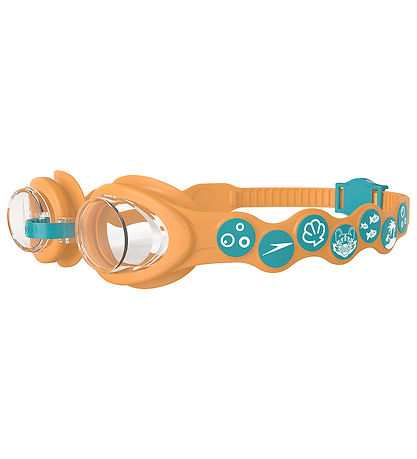 Speedo Svømmebriller - Infant Spot - Orange/Green
