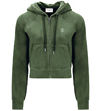 Juicy Couture Cardigan - Madison - Velour - Thyme Juicy Couture Cardigan - Madison - Velour - Thyme