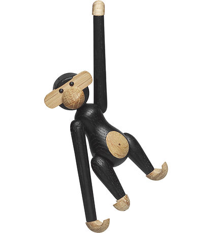 Kay Bojesen Træfigur - Abe - 10 cm - Mini - Mørk Bejdset Eg Kay Bojesen Træfigur - Abe - 10 cm - Mini - Mørk Bejdset Eg