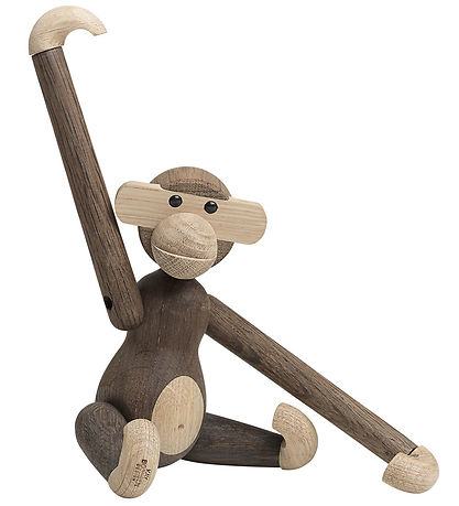Kay Bojesen Træfigur - Abe 20 cm - Lille - Eg/Røget Eg