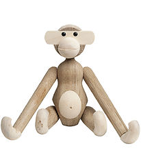 Kay Bojesen Træfigur - Abe - 20 cm - Lille - Eg/Ahorn