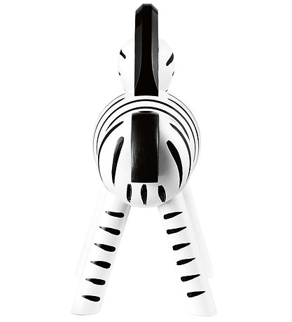 Kay Bojesen Træfigur - Zebra - 14 cm - Sort/Hvid