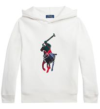 Polo Ralph Lauren Hættetrøje - Holiday - Hvid m. Logo Polo Ralph Lauren Hættetrøje - Holiday - Hvid m. Logo
