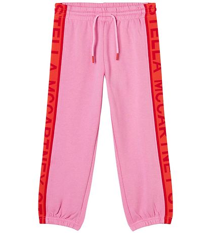 Stella McCartney Kids Sweatpants - Pink m. Orange