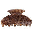 By Stær Hair clip - Lulu - 5x3 cm - Brown Marble