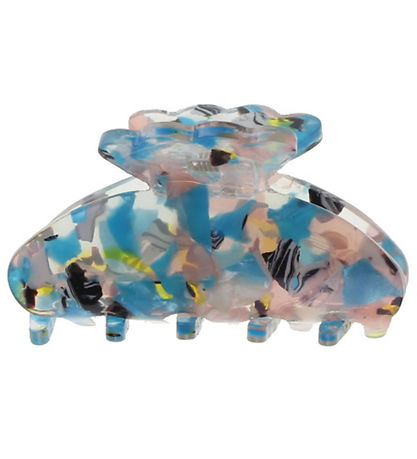 By Stær Hair clip - Lulu - 5x3 cm - Turquoise Terrazzo