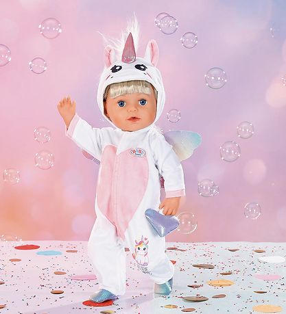 Baby Born Dukketøj - Enhjørningeheldragt
