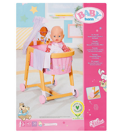 Baby Born Dukketilbehør - Vugge