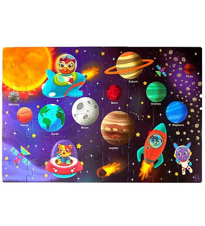 Puzzle d'étage B. toys - 48 Briques - Système solaire