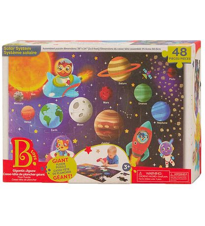 Puzzle d'étage B. toys - 48 Briques - Système solaire