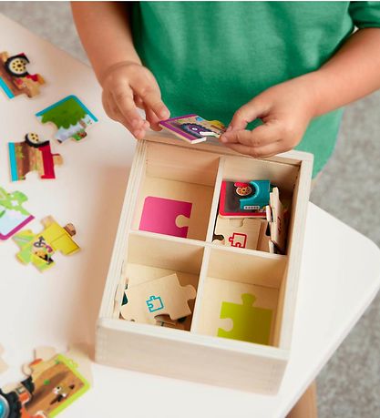 B. toys Puslespil - 4x12 - Arbejdskørertøjer B. toys Puslespil - 4x12 - Arbejdskørertøjer