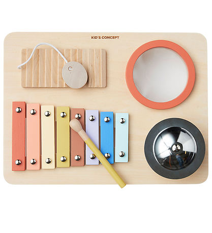 Kids Concept Musik-bord - Træ - 4 Instrumenter