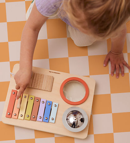 Kids Concept Musik-bord - Træ - 4 Instrumenter