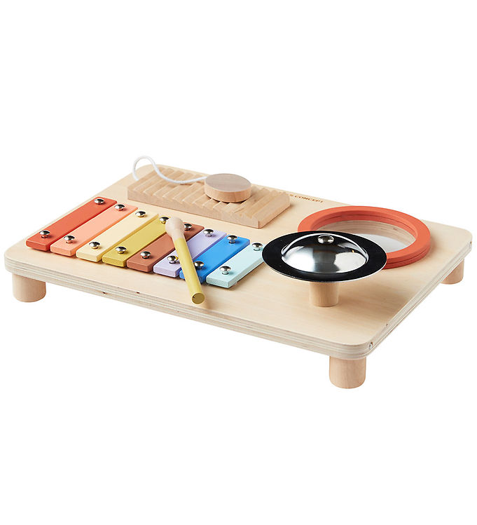 Kids Concept Musik-bord - Træ - 4 Instrumenter