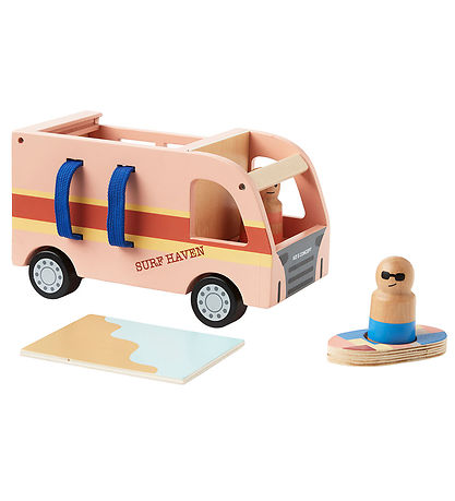 Kids Concept Wooden Toy - Camper Van - Aiden