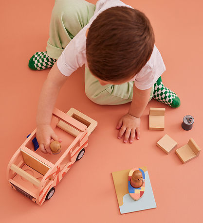 Kids Concept Wooden Toy - Camper Van - Aiden