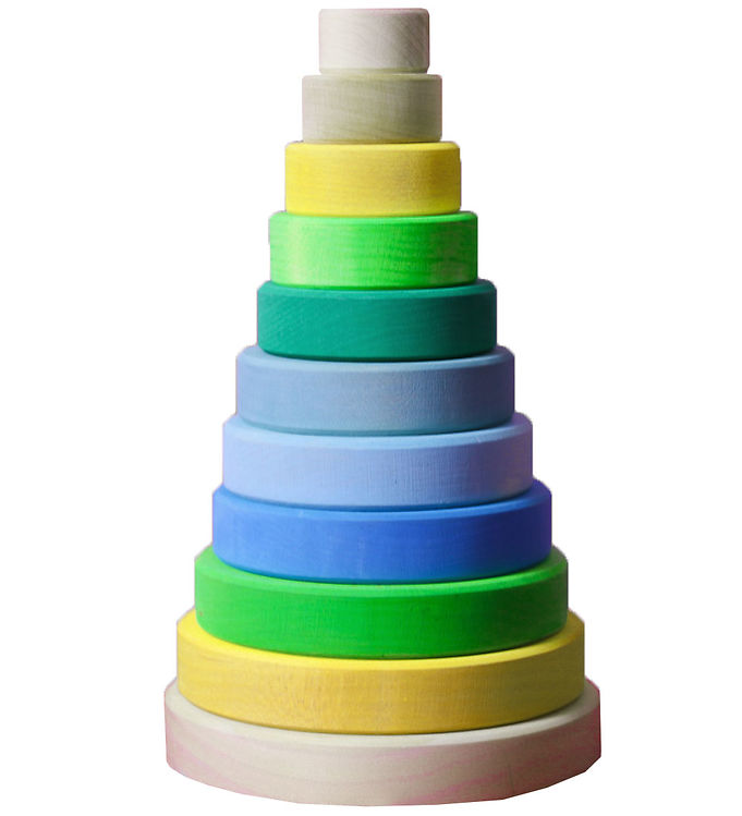 Grimms Stabletårn - Træ - Stor - Neongrøn