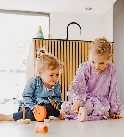 Grimms Stabletårn - Træ - Stor - Neonpink Grimms Stabletårn - Træ - Stor - Neonpink