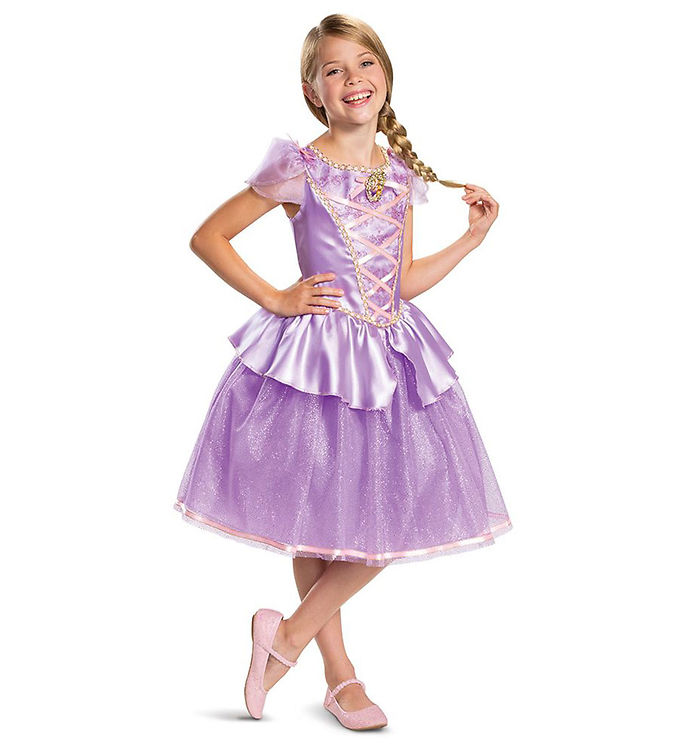 Disney Rapunzel Børnekostume Deluxe - X-Small