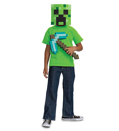 Disguise Udklædning - Minecraft Pickaxe & Maske Disguise Udklædning - Minecraft Pickaxe & Maske