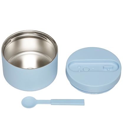 Design Letters Madkasse m. Ske - Termo - Lille - Lyseblå Design Letters Madkasse m. Ske - Termo - Lille - Lyseblå