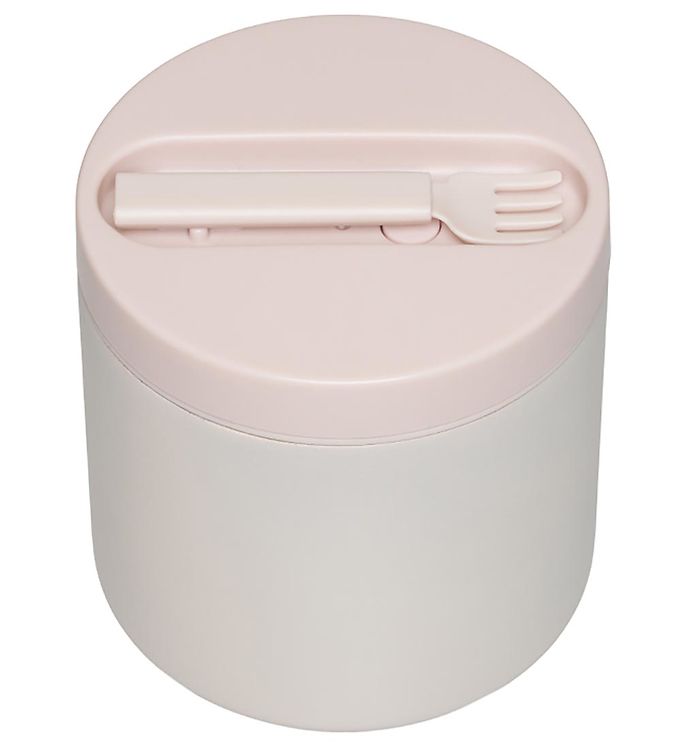 Design Letters Madkasse m. Gaffel - Termo - Stor - 1 L - Pastel