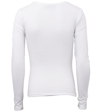 Hound Bluse l/æ - Basic Top - White Hound Bluse l/æ - Basic Top - White