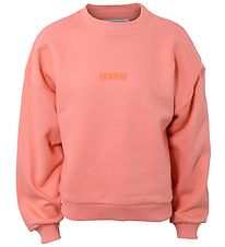 Hound Sweatshirt - Orange m. Print Hound Sweatshirt - Orange m. Print
