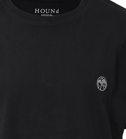 Hound T-Shirt - Black m. Badge Hound T-Shirt - Black m. Badge