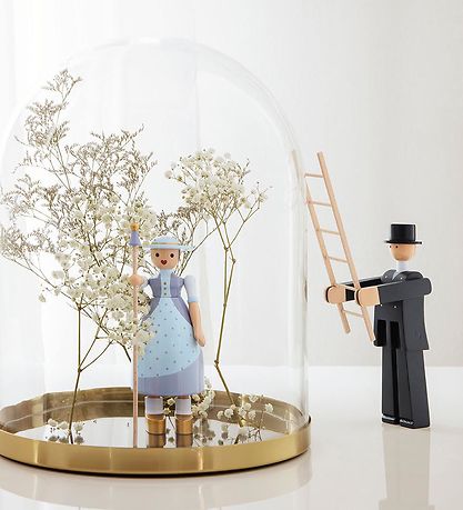 Kay Bojesen Træfigur - Skorstensfejeren - 21 cm - Sort