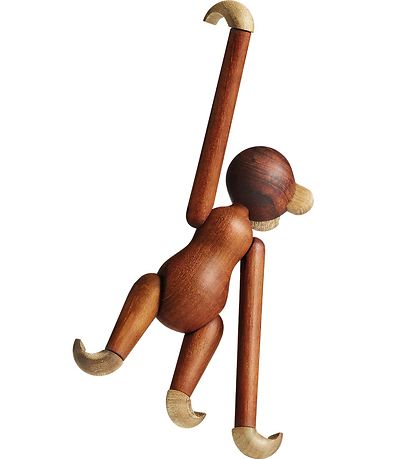 Kay Bojesen Træfigur - Abe - 20 cm - Lille - Teak/Limba Kay Bojesen Træfigur - Abe - 20 cm - Lille - Teak/Limba