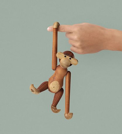 Kay Bojesen Træfigur - Abe - 20 cm - Lille - Teak/Limba
