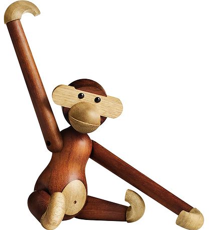 Kay Bojesen Træfigur - Abe - 20 cm - Lille - Teak/Limba Kay Bojesen Træfigur - Abe - 20 cm - Lille - Teak/Limba