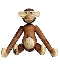 Kay Bojesen Træfigur - Abe - 10 cm - Mini - Teak/Limba Kay Bojesen Træfigur - Abe - 10 cm - Mini - Teak/Limba