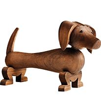 Kay Bojesen Træfigur - Gravhund - 18 cm - Valnød Kay Bojesen Træfigur - Gravhund - 18 cm - Valnød