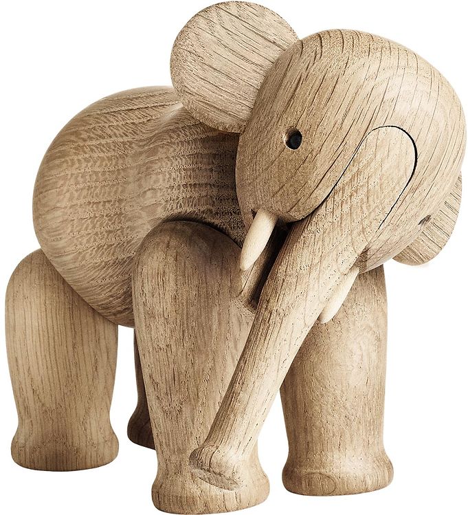 Kay Bojesen Træfigur - Elefant - 16 cm - Lille - Eg