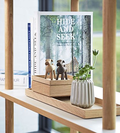 Kay Bojesen træfigur - Hund Tim - 8 cm - Røget Eg Kay Bojesen træfigur - Hund Tim - 8 cm - Røget Eg