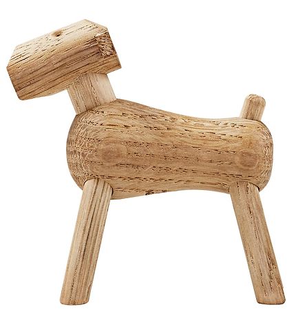 Kay Bojesen Træfigur - Hund Tim - 8 cm - Eg