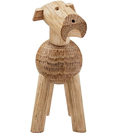 Kay Bojesen Træfigur - Hund Tim - 8 cm - Eg