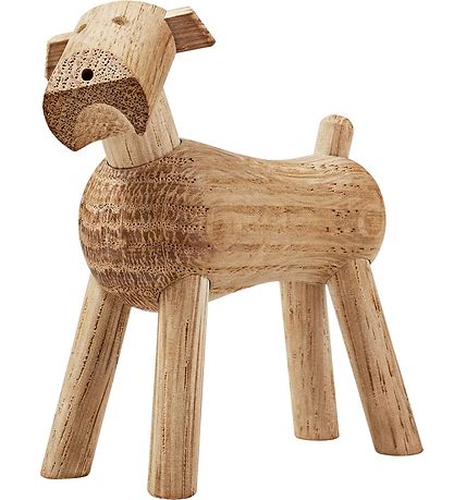 Kay Bojesen Træfigur - Hund Tim - 8 cm - Eg