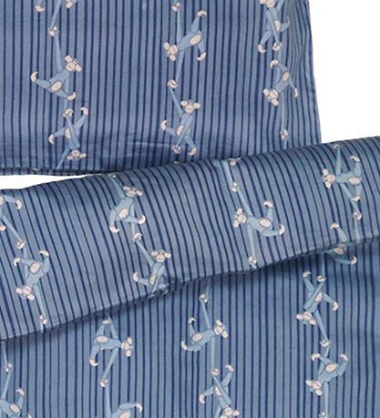 Kay Bojesen Bedding - Junior - Blue w. Monkeys Kay Bojesen Bedding - Junior - Blue w. Monkeys