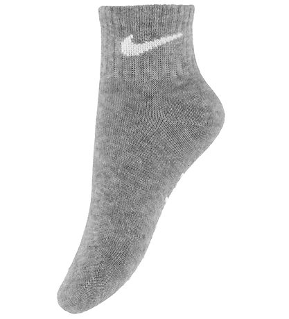 Nike Strømper - 3-pak - Sort/Hvid/Gråmeleret