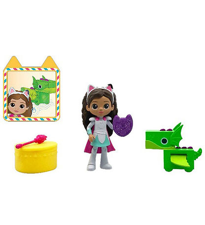 Gabby's Dollhouse Sæt - 6 Dele - Cat-tivity Pack - Knight Gabby's Dollhouse Sæt - 6 Dele - Cat-tivity Pack - Knight