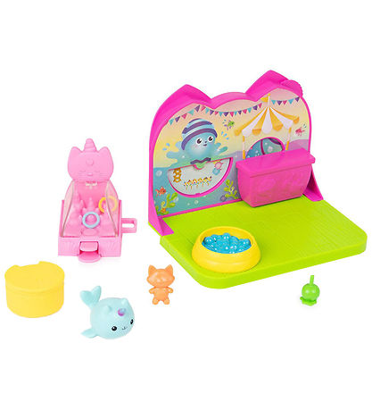 Gabby's Dollhouse Sæt - 6 Dele - Deluxe Room - Carnival